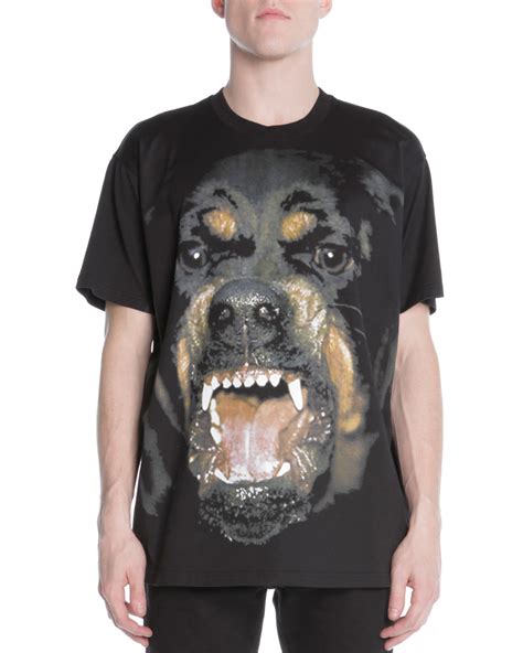 givenchy snarling rottweiler|Givenchy rottweiler shirt for sale.